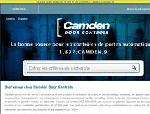 Tablet Screenshot of francais.camdencontrols.com